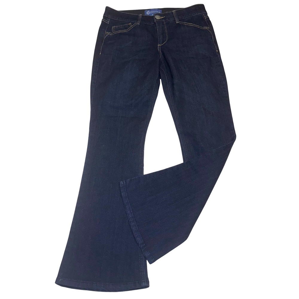 Democracy Indigo Flare Wide-Leg Jeans